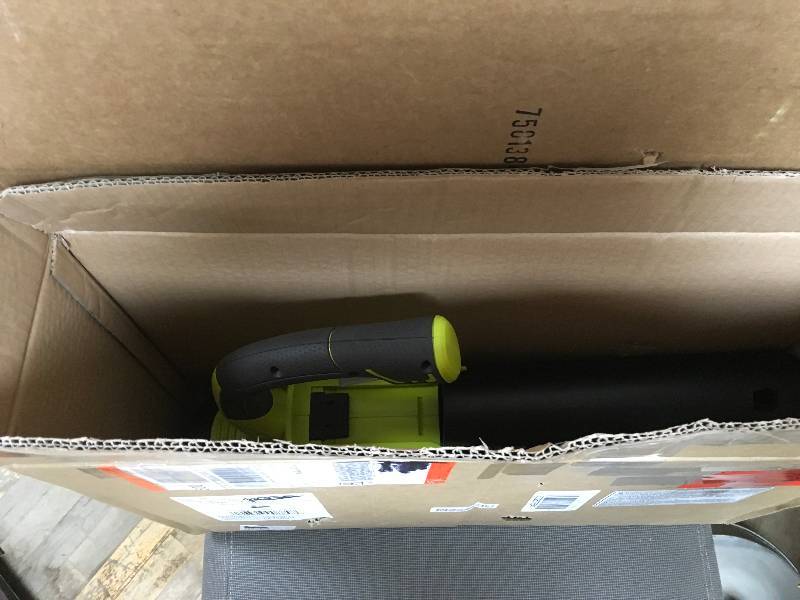 lot 23 image: Ryobi RY40402A 40-Volt Lithium-Ion Cordless Jet Fan Blower not used tool Only
