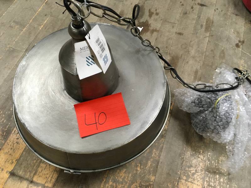lot 40 image: Applied Art Concepts Tahla 1 Light Bowl Pendant
