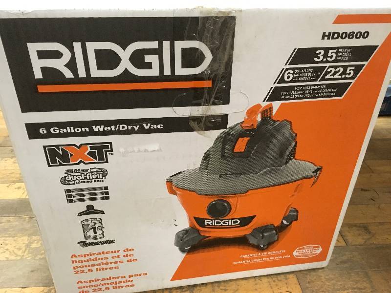 RIDGID HD0600 6 Gal. 3.5-peak HP NXT 