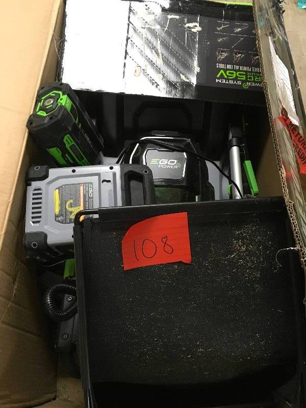 lot 108 image: Ego CH5500 56 Volt Rapid Battery Charger 56v Cordless Lithium Power in working conditions
