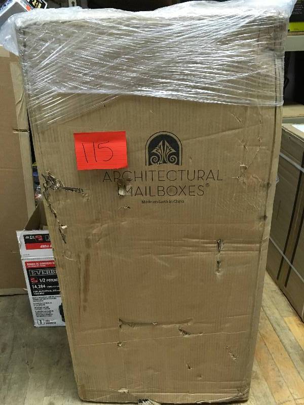 lot 115 image: ARCHITECTURAL MAILBOXES