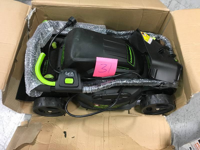 lot 31 image: LawnMaster ME1018X 10-Amp Electric Mower, 18-Inch  USED in working conditions