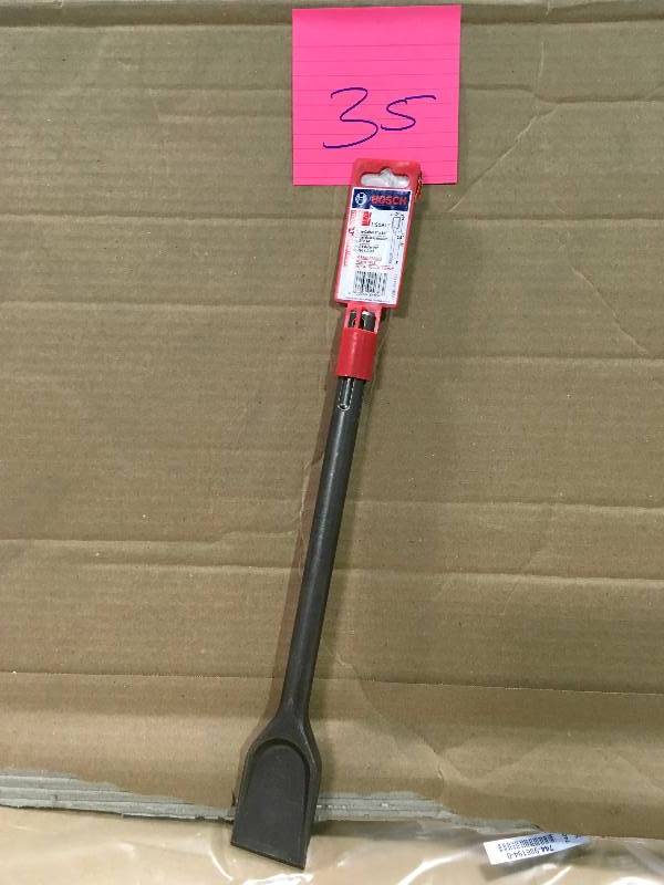 lot 35 image: BOSCH HS1917 SCALING CHISEL 2 X 12 SDS-MAX in good conditions