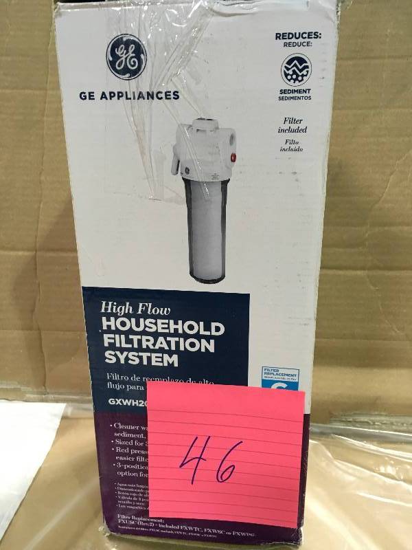 lot 46 image: GE Whole House Water Filtration System