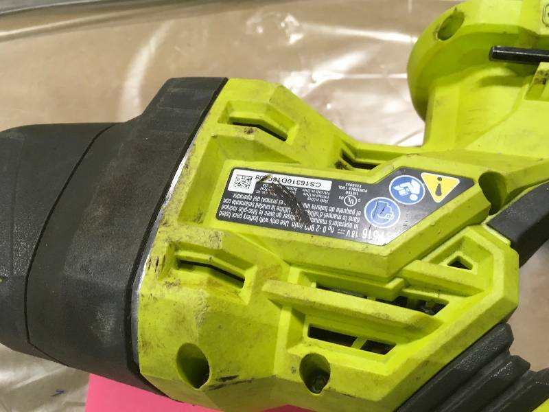 lot 62 image: Ryobi P516 18V Cordless One Variable Speed Reciprocating Saw Power Tool Only USED in working conditions