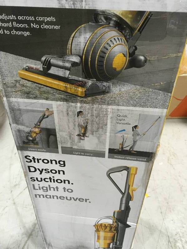 lot 84 image: Dyson Ball Multifloor 2 Upright Vacuum - YellowIron  USED in working conditions