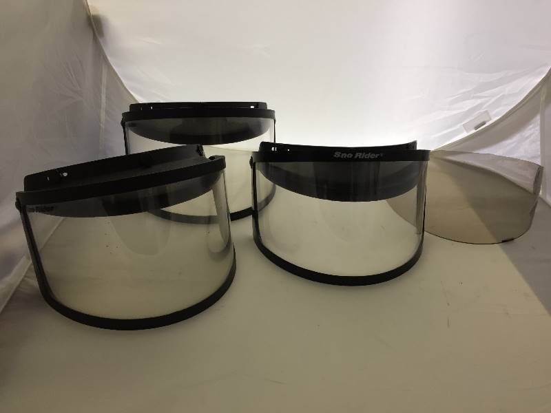 lot 191 image: Snowmobile Helmet Sheilds - Qty 4