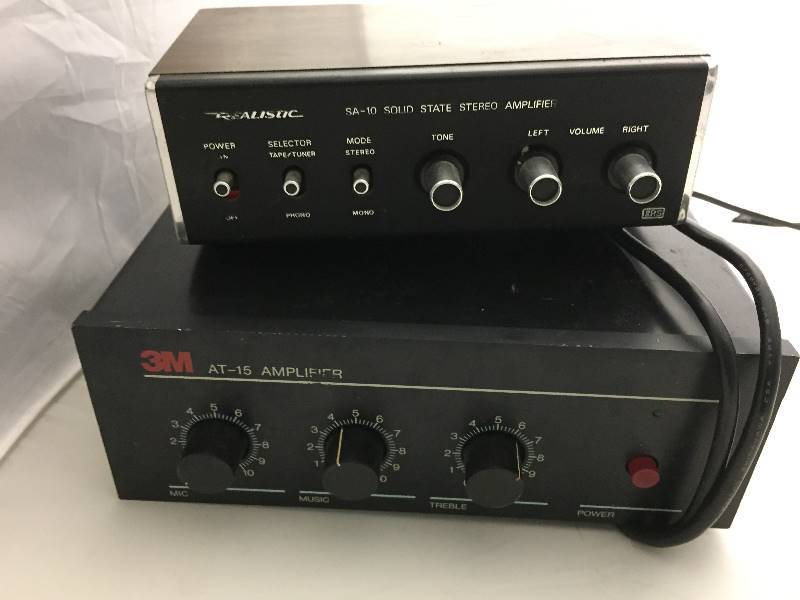 lot 228 image: Amplifiers - Realistic & 3M