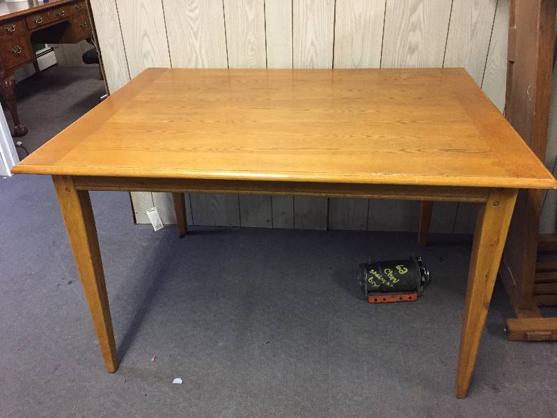 lot 243 image: Wood Kitchen  Dining Table
