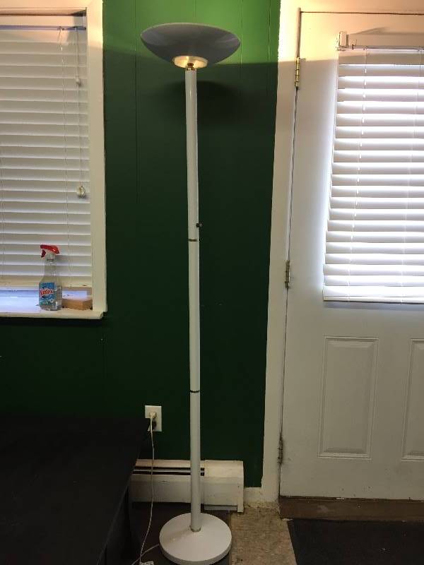 lot 248 image: White Floor Lamp