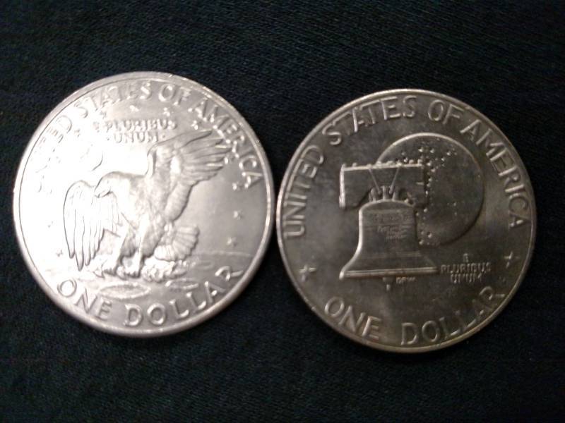 1971 D & 1976 Bicentennial Eisenhow...