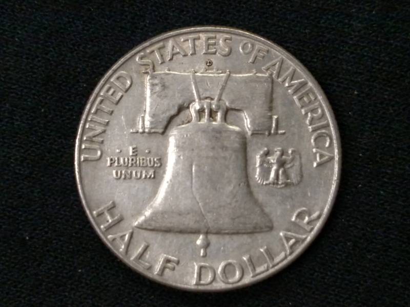 1963 D Franklin Silver Half Dollar...