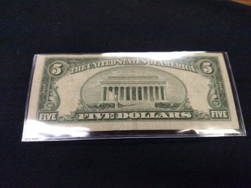 1953 A Five Dollars Silver Certific...
