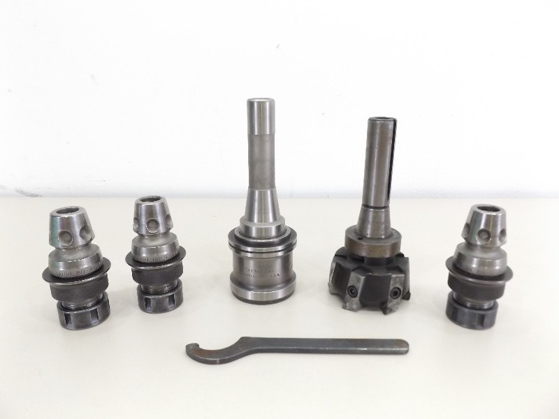 lot 27 image: JAHRL R8 3 Tool Quick Change and R8 Boring Head