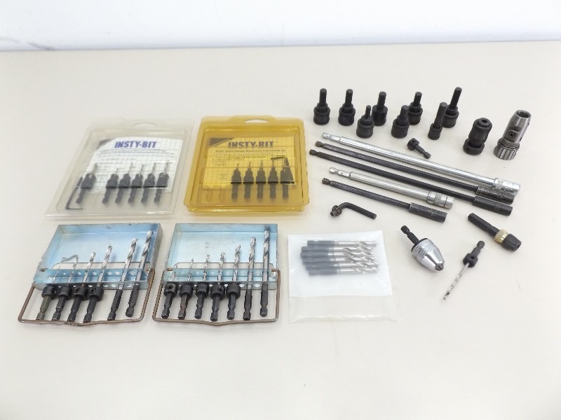 lot 30 image: Lot of Insty-Bit Chucks, Bits, etc.