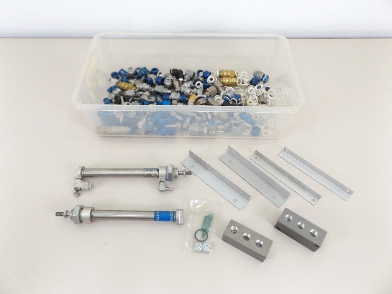 lot 36 image: Lot of New etc. Festo Pneumatic Fittings etc.