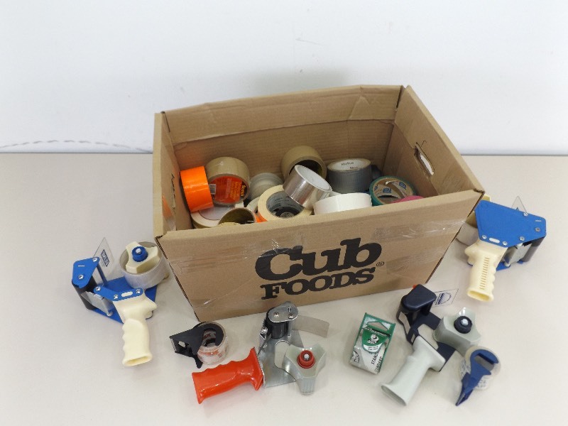 lot 58 image: Large Lot of Tape, Dispensers, etc.