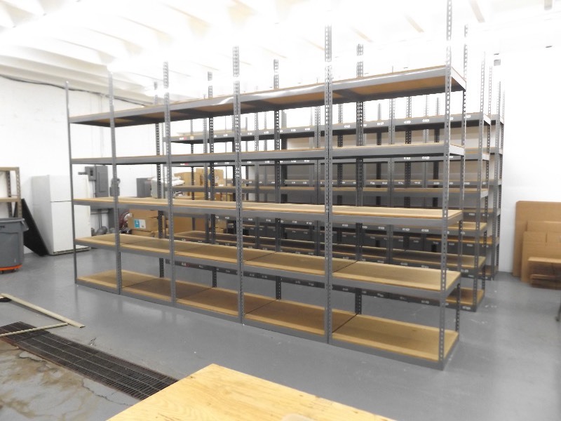 lot 2 image: 5 NEW 10 x 42 x 30 Rivetier Brand Stand Alone Steel Boltless 5 Shelf Units