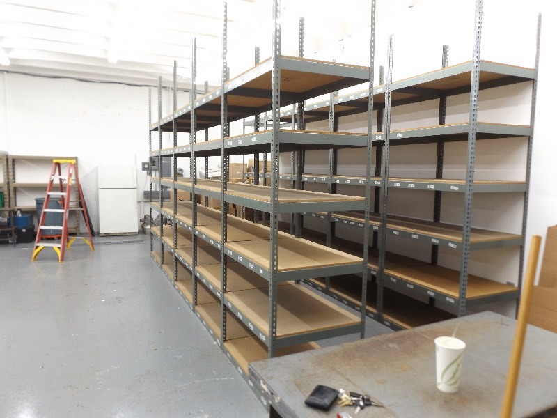 lot 3 image: 5 -&nbsp10 x 42 x 30&nbspStand Alone Steel Boltless 6 Shelf Units