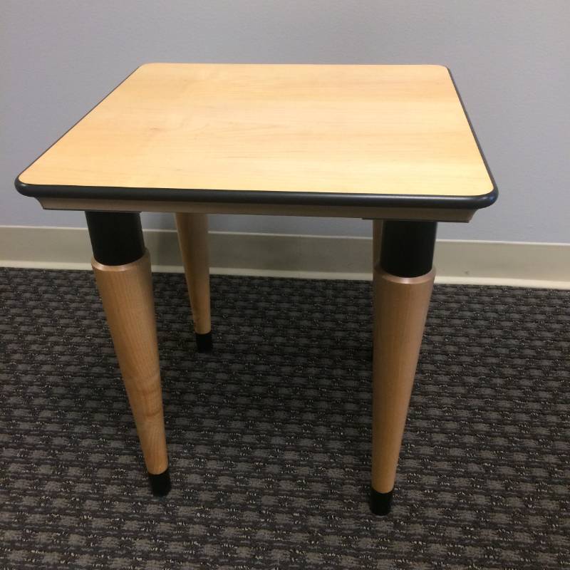lot 5 image: Modern Style Wood End Table #1