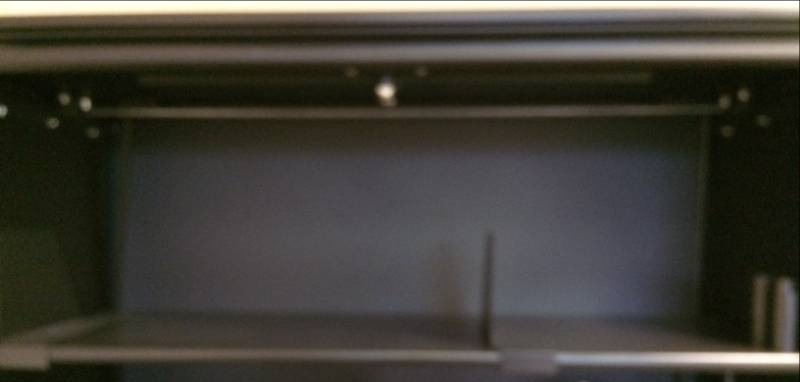 lot 11 image: Herman Miller Black 3 Drawer With Drop Down Overhead Locking Filing Cabinet & Center Organizing Storage Compartment - Heavy Duty High Quality Like New Condition