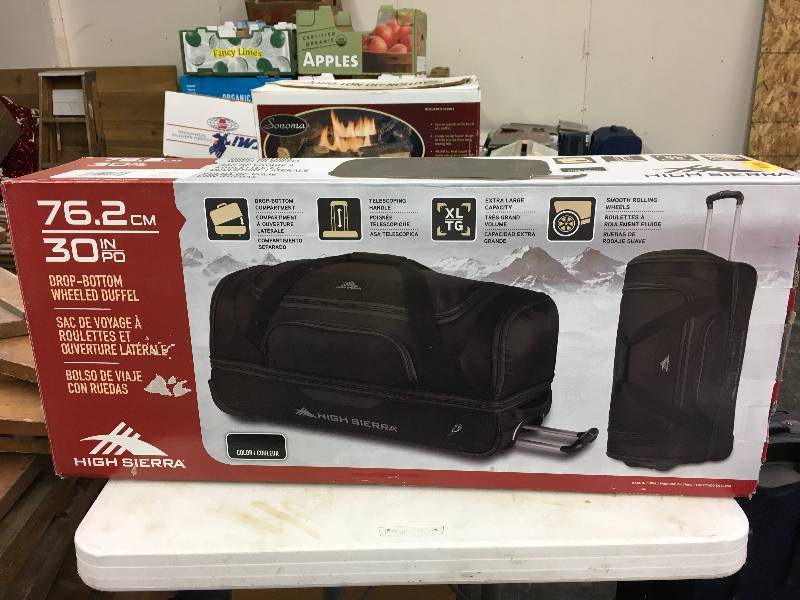 lot 87 image: High Sierra 30 Roll Luggage, Retail $39.99