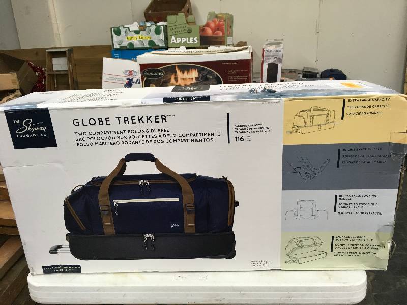 lot 90 image: Ricardo Skyway Globe Trekker Luggage, Retail $39.99