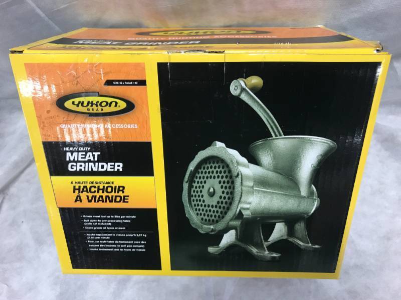 lot 7 image: Yukon Gear Heavy Duty Meat Grinder