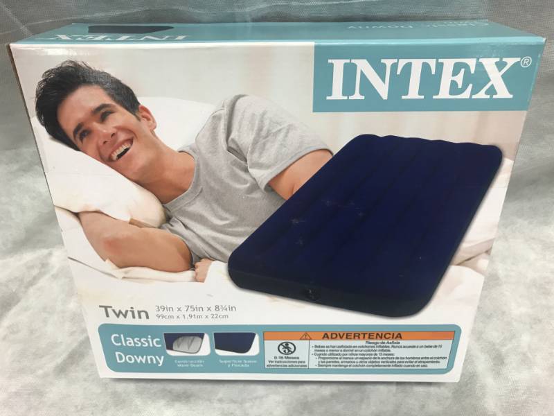 lot 32 image: Intex Blow up Doll Classic Downy Twin Size