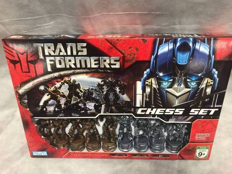 lot 34 image: Limited Edition Transformers Chess Set from 2007