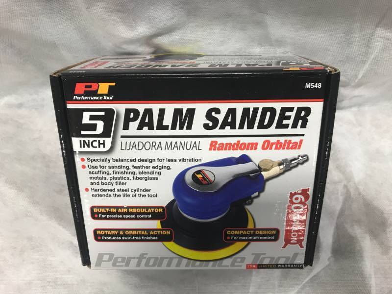 lot 59 image: Performance Tool 5 Palm Sander Air Tool