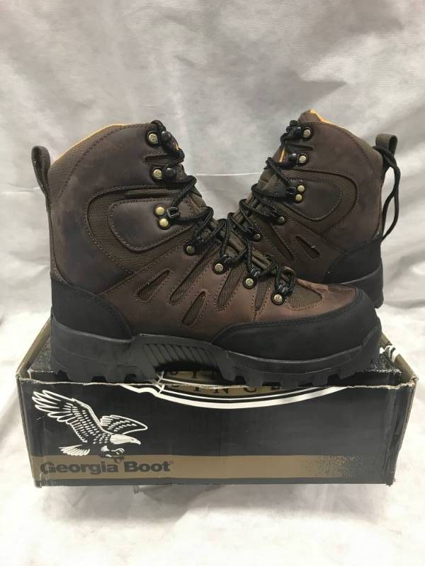 lot 60 image: Georgia Boot Mens Cross Ridge Steel Toe Boots Size 9