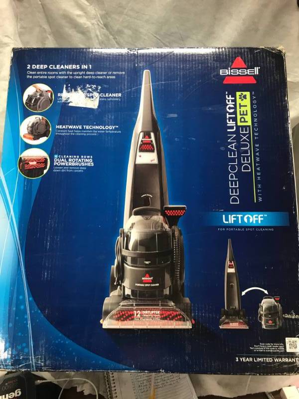 lot 77 image: Bissell Deep Clean Pet Deluxe Carpet Cleaner