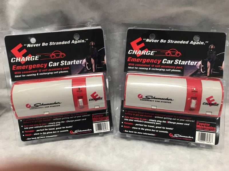 lot 80 image: Lot of 2 Schumacher E-Charge Emergency Car Starters