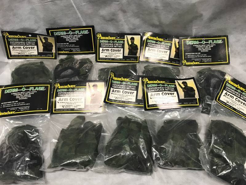 lot 90 image: Lot of 10 Derm O Flage Camo Arm Cover