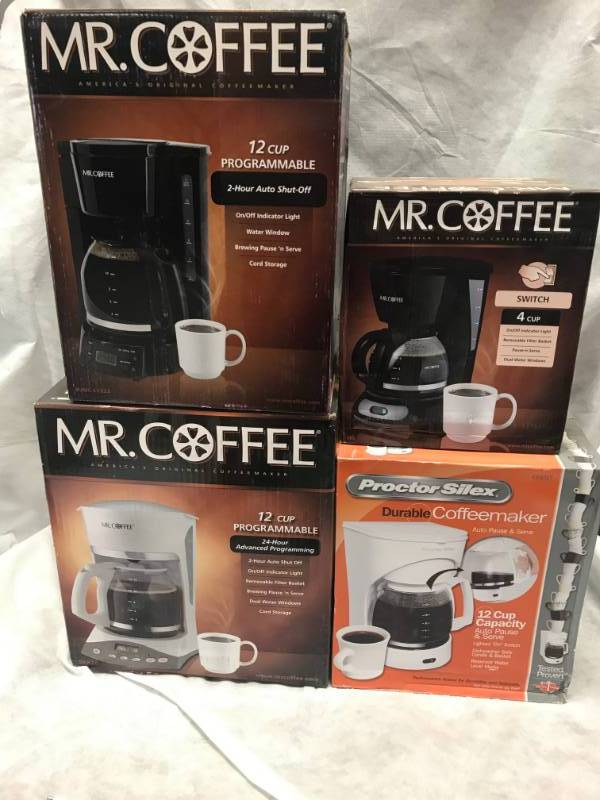 lot 98 image: Lot of 4 Coffee Makers