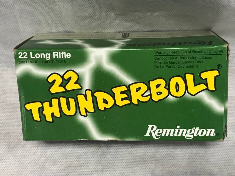 lot 100 image: Remington .22 Thunderbolt Ammunition