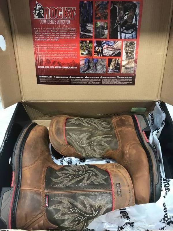 lot 116 image: Mens Rocky Waterproof Boots Size 11