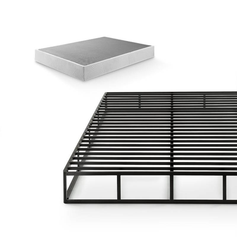 Zinus 9 Inch Quick Lock High Profile Smart Box Spring, Retail $131.00