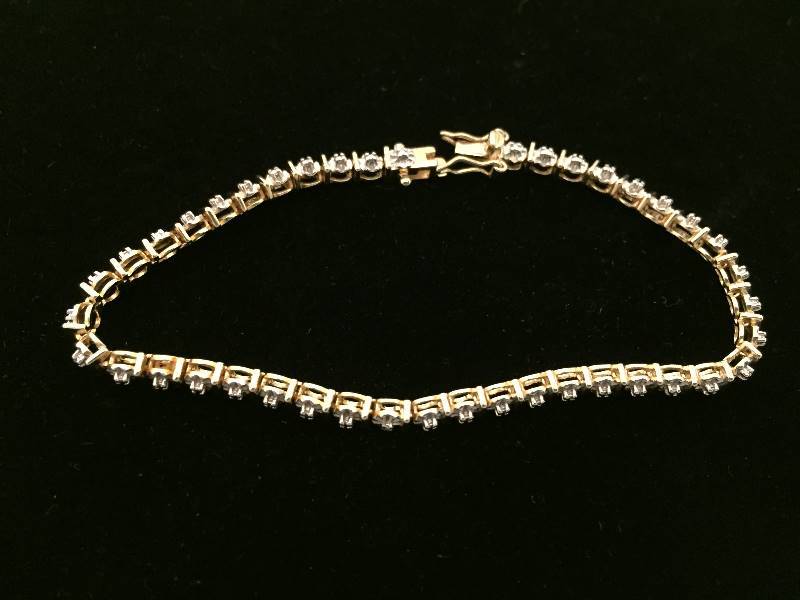 Sterling Silver Gold Vermeil Bracelet