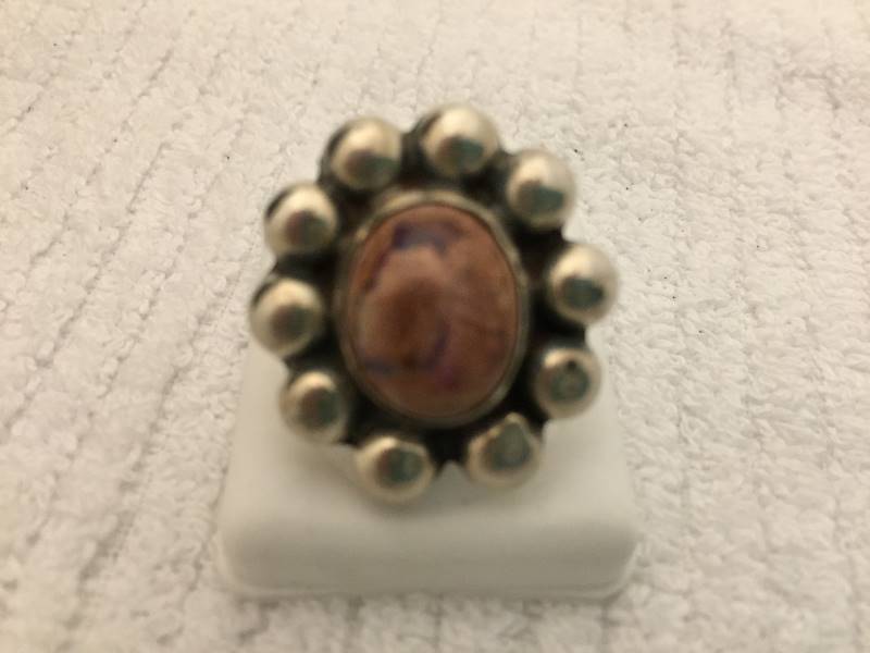 Sterling Silver & Stone Ring