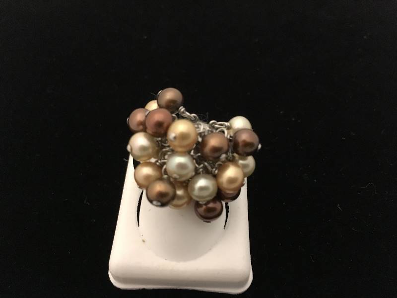 Sterling Silver & Pearl Ring
