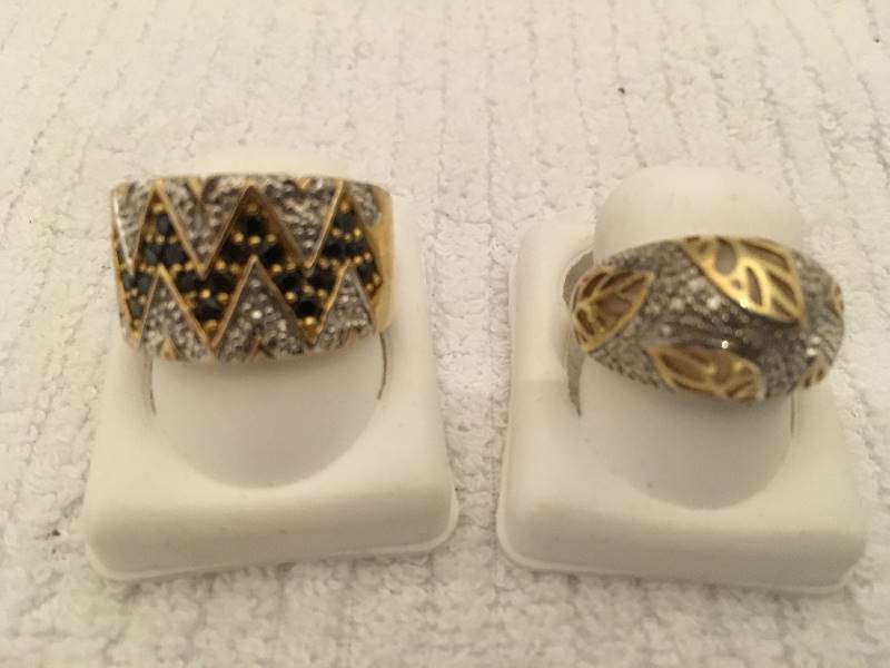 Sterling Rings Qty 2