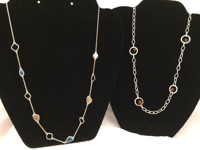 Two Sterling Silver Necklaces