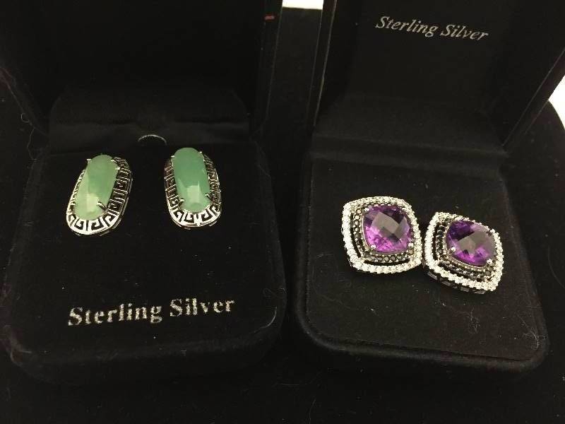 Sterling Silver Pierced Earrings