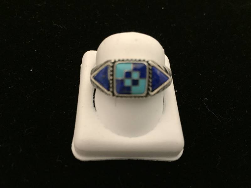 Sterling Silver Blue Lapis Ring