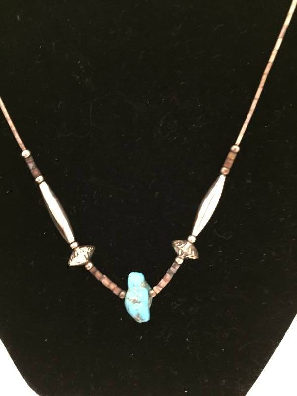 Sterling & Turquoise Necklace