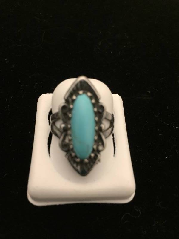 Sterling Silver & Turquoise Ring