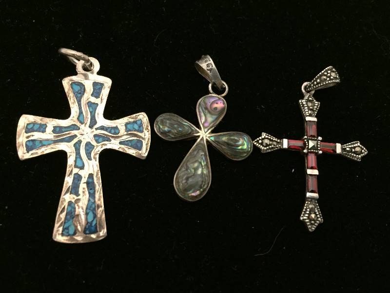 Sterling Silver Cross Pendants