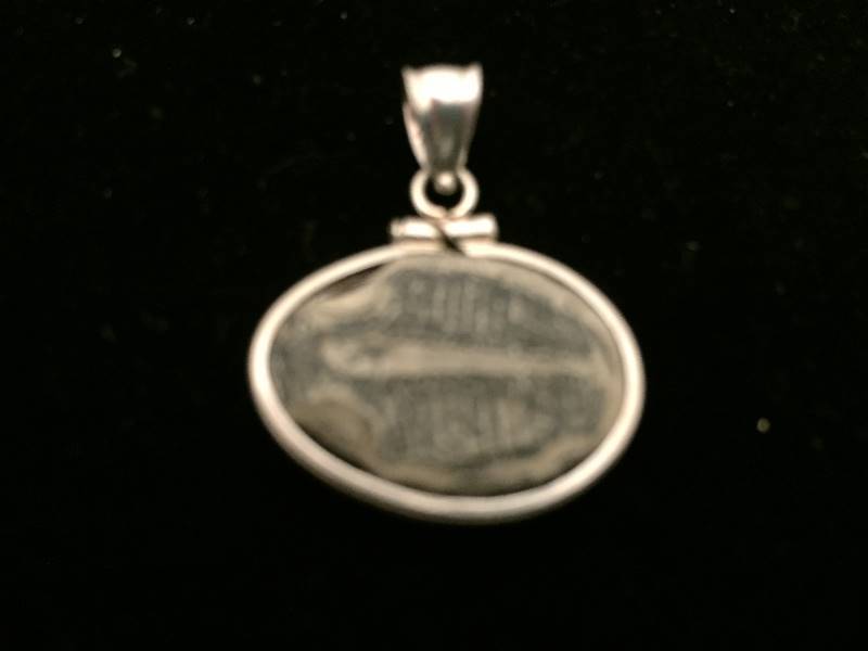 Sterling Silver Fossil Pendant